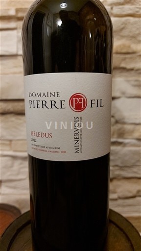 Languedoc Minervois Domaine Pierre Fil HELEDUS 2022