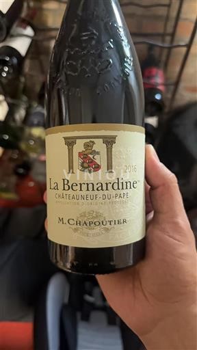 Rhônedalen Châteauneuf-du-Pape M. Chapoutier La Bernardine 2016