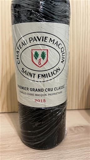 Bordeaux Saint-Émilion Premier Grand Cru Classé Château Pavie Macquin 2015