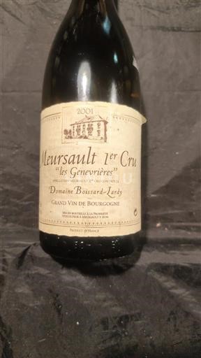 Bourgogne Ikke specificeret Premier Cru Domaine Boissard-Lardy Les Genevrières 2001