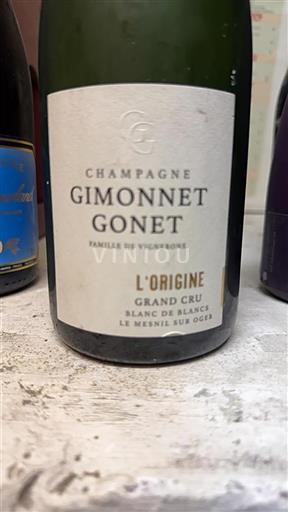 Champaña Champán Grand Cru Gimonnet Gonet L'Origine Sin añada
