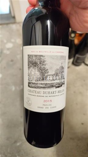 Bordeaux Pauillac Château Duhart-Milon 2015