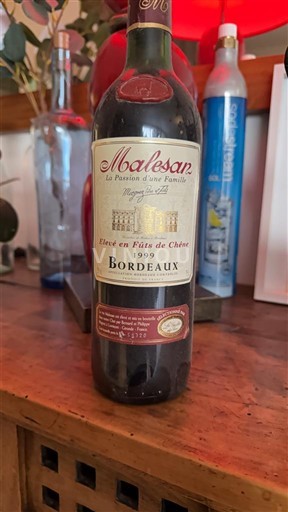 Bordeaux Malesan 1999