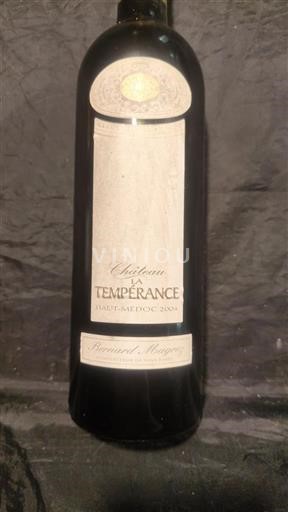 Bordeaux Haut-Médoc Château La Tempérance 2004