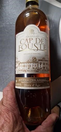 Roussillon Rivesaltes Château Cap de Fouste Hors d'Âge Neročník