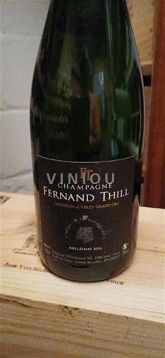 Champaña Champán Grand Cru Fernand Thill 2016