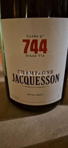 Champaña Champán Jacquesson 744 Sin añada