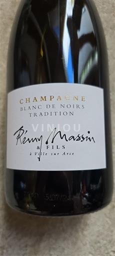 Champaña Champán Rémy Massin & Fils Tradition Blancs de Noirs Sin añada