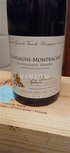 Bourgogne Chassagne-Montrachet Domaine Sylvain Langoureau Les Voillenots Dessous Icke årgångsbetecknad