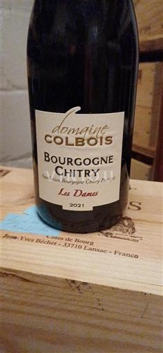 Bourgogne Bourgogne Chitry Domaine Colbois Les Dames 2021