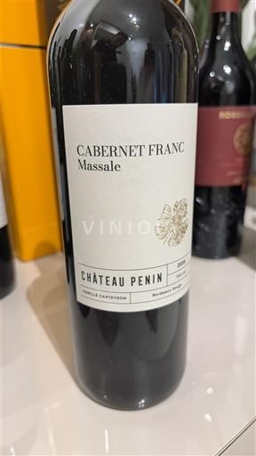 Bordeaux Château PENIN Cabernet Franc Massale 2019
