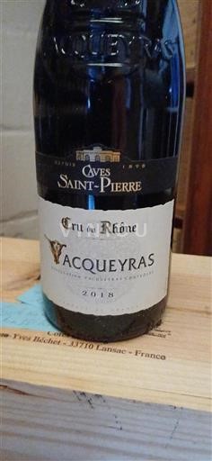 Rhônedalen Vacqueyras Caves Saint-Pierre 2018