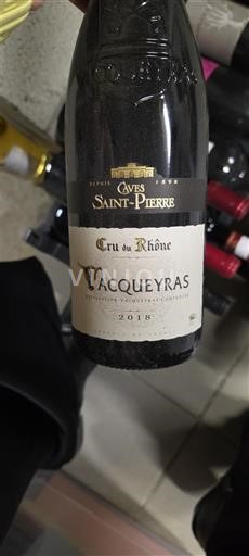 Thung lũng Rhône Vacqueyras Caves Saint-Pierre 2018