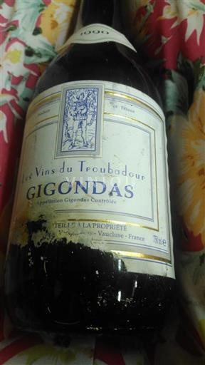 Valle del Rodano Gigondas Les Vins du Troubadour 1990