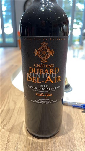 Bordeaux Puisseguin-saint-émilion Château Dubard Bel-Air Vieilles Vignes 2023