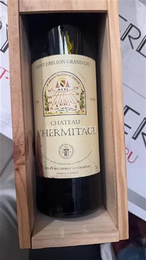 Burdeos Saint-Émilion Grand Cru Château L'Hermitage 1998