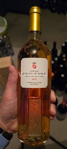 Bordeaux Sauternes Grand Cru Château Lafaurie-Peyraguey Hommage à Denis Dubourdieu 2015