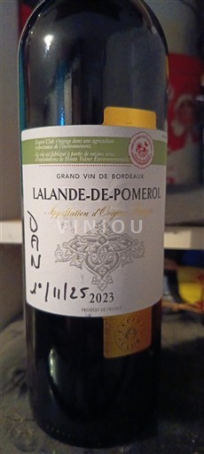Bordeaux Lalande-de-pomerol Château Lalande 2023