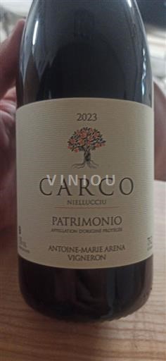 Corsica Patrimonio Antoine-Marie Arena Carco 2023