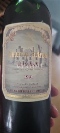 Lounais-Ranska Madiran Château Aydie 1991