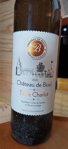 Wallonie Côtes de Sambre et Meuse Château Bioul Terre Charlot 2020