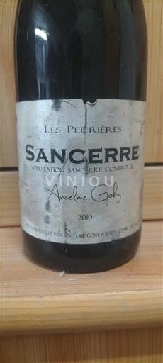 Vin Blanc sec Les Perrières Anselme Goby 2010 France Vallée de la Loire Sancerre AOC