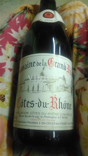 Rhônedalen Côtes du Rhône Domaine La GranRibe 1994