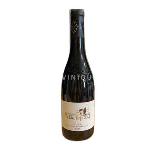 Vin Rouge sec Clapas Domaine Terre-Mégère 2021 France Languedoc Grès de Montpellier AOC