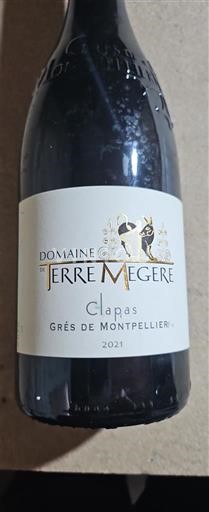 Languedoc Grès de Montpellier Domaine Terre Mégère Clapas 2021