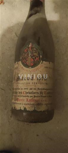 Burgundi Mâcon ja Mâcon-kylät Pierre Laforest Chevaliers du Tastevinage 1979