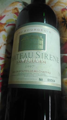 Bordeaux Saint-Julien Cru Bourgeois Château Sirène 1997