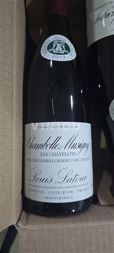 Borgoña Chambolle-Musigny Premier Cru Louis Latour Les Chatelots 2014