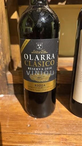 La Rioja Rioja Bodegas Olarra Clásico Reserva 2016