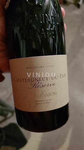 Thung lũng Rhône Châteauneuf-du-pape Roger Sabon Réserve 2020