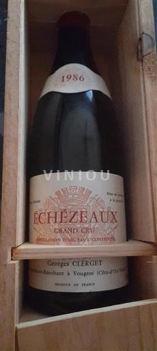 Bourgogne Échézeaux Grand Cru Georges Clerget 1986