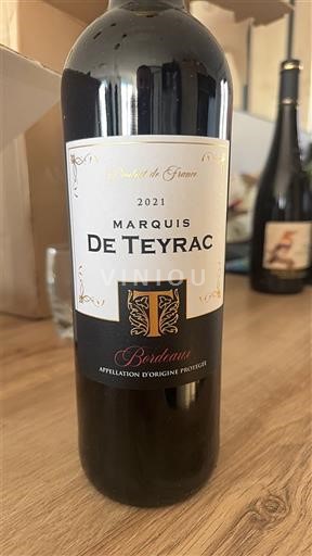 Bordeaux Marquis de Teyrac 2021