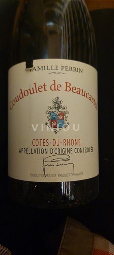 Рона долина Кот дю Рон Famille Perrin Coudoulet de Beaucastel 2019
