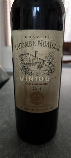 Bordeaux Médoc Chateau Lacombe Noaillac 2015
