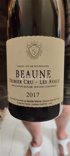 Burgund Beaune Premier Cru Naudin Tiercin Les Avaux 2017