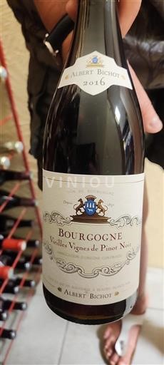 Bourgogne ALBERT BICHOT Vieilles Vignes de Pinot Noir 2016