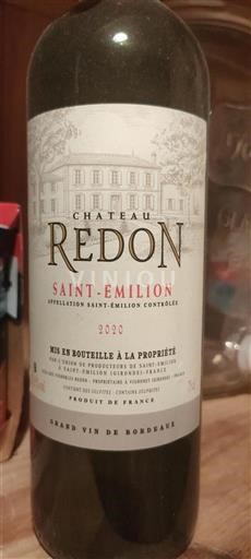 Burdeos Saint-Émilion Château Redon 2020