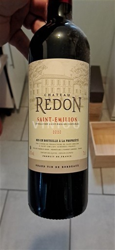 Bordeaux Saint-Émilion Château Redon 2020