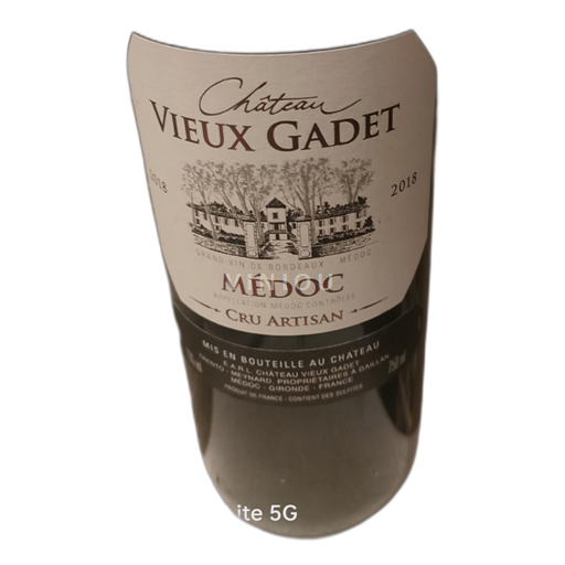 Bordeaux Médoc Château Vieux Gadet 2018