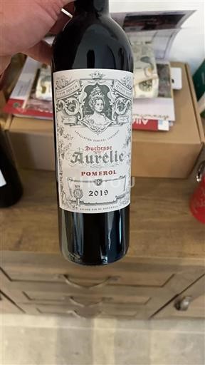 Vin Rouge sec Duchesse Aurélie 2019 France Bordeaux Pomerol AOC