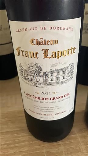 Bordeaux Saint-Émilion Grand Cru Grand Cru Château Franc Laporte 2011