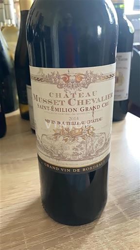 Bordeaux Saint-Émilion Grand Cru Grand Cru Château Musset Chevalier 2014