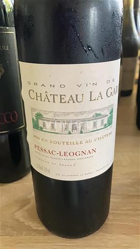 Bordeaux Pessac-Léognan Château La Garde 1995