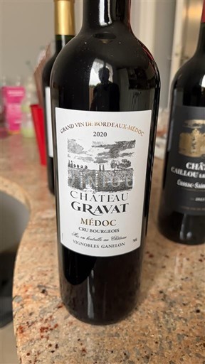 Bordeaux Médoc Cru Bourgeois Château Gravat 2020