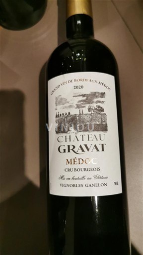Bordeaux Médoc Cru Bourgeois Château Gravat 2020