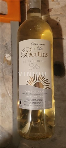 Sydvestfrankrig Côtes-de-Duras Domaine Les Bertins Le Trésor de Célia 2020